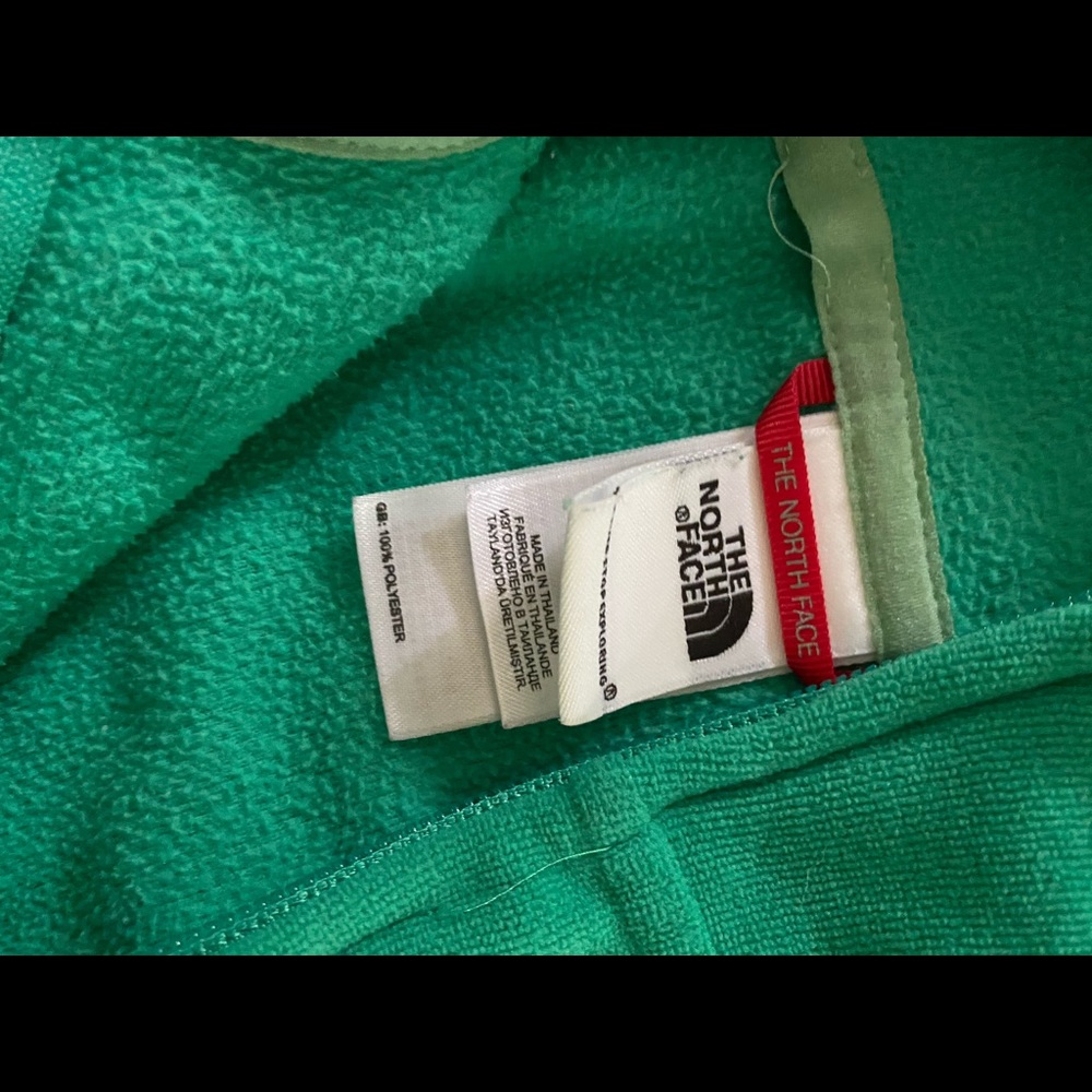 Kelly green northface full zip